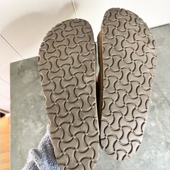 Naot santa barbara camel tan nubuck slip on buckle slide sandals size 9 - Picture 4 of 6